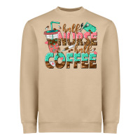 Mushroom half nurse half coffee Heavyweight Sweatshirt - texasbilliewilder