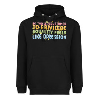 Black to those accustomed to privilege Heavyweight Hoodie - MaliasSmallBusiness