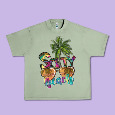 Salty Beach Urban Heavy Tee Designed By Sublimationcraftshop