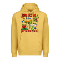 Antique Gold roaring into preschool Premium Hoodie - BundleAndBundleShop