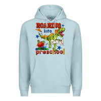 Blue Mist roaring into preschool Premium Hoodie - BundleAndBundleShop