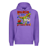 Purple roaring into preschool Premium Hoodie - BundleAndBundleShop