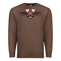 Chestnut bunny face easter Premium Sweatshirt - MaliasSmallBusiness
