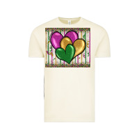 Vintage Arctic mardi gras heart Vintage Tee - BarkalooDesign