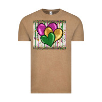 Mardi Gras Heart Vintage Tee | Teevron