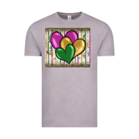 Vintage Zinc mardi gras heart Vintage Tee - BarkalooDesign