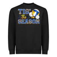 Black tis' the season volleyball Heavyweight Sweatshirt - Zillion Design Studio