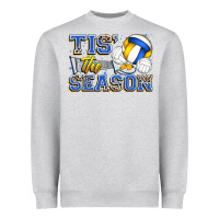 Heather Grey tis' the season volleyball Heavyweight Sweatshirt - Zillion Design Studio