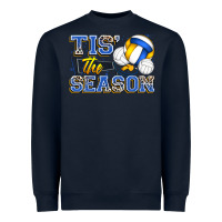 Navy tis' the season volleyball Heavyweight Sweatshirt - Zillion Design Studio