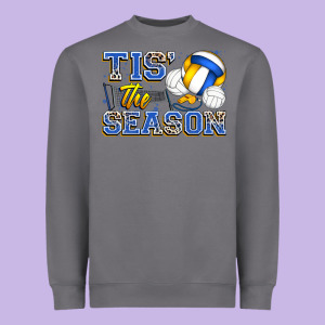 Tis' The Season Volleyball Heavyweight Sweatshirt Designed By Zillion Design Studio