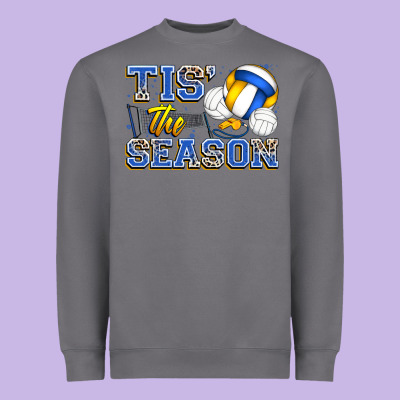 Tis' The Season Volleyball Heavyweight Sweatshirt Designed By Zillion Design Studio