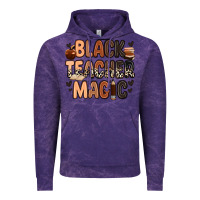 Cloud Purple black teacher magic Vintage Hoodie - Zillion Design Studio