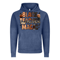 Vintage Denim black teacher magic Vintage Hoodie - Zillion Design Studio