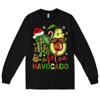 Black feliz navocado avocado Long Sleeve Tee - JahusDesignShop