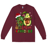Burgundy feliz navocado avocado Long Sleeve Tee - JahusDesignShop