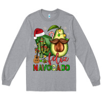Heather Grey feliz navocado avocado Long Sleeve Tee - JahusDesignShop