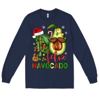 Navy feliz navocado avocado Long Sleeve Tee - JahusDesignShop