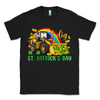 Black i dig st patrick s day bulldozer Classic Tee - JahusDesignShop