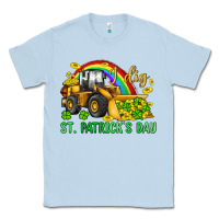 Dusty Blue i dig st patrick s day bulldozer Classic Tee - JahusDesignShop