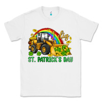 White i dig st patrick s day bulldozer Classic Tee - JahusDesignShop
