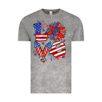 Cloud Rock 4th of july love Vintage Tee - Zillion Design Studio