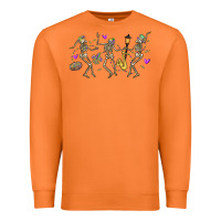 Carrot dancing skeletons mardi gras Premium Sweatshirt - MaliasSmallBusiness