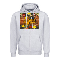 Heather Grey bulldozer camouflage tumbler Zipper Hoodie - Artiststas