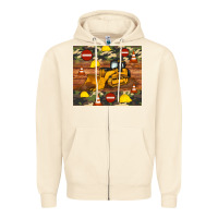 Sandshell bulldozer camouflage tumbler Zipper Hoodie - Artiststas