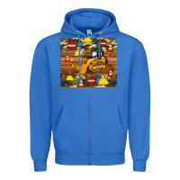 True Royal bulldozer camouflage tumbler Zipper Hoodie - Artiststas
