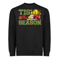 Black tis' the season softball Heavyweight Sweatshirt - Zillion Design Studio