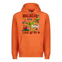 Carrot roaring into 2nd grade Premium Hoodie - BundleAndBundleShop