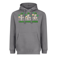 Storm drink drank drunk st. patricks day skeletons Heavyweight Hoodie - MaliasSmallBusiness