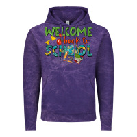 Cloud Purple welcome back to school Vintage Hoodie - texasbilliewilder