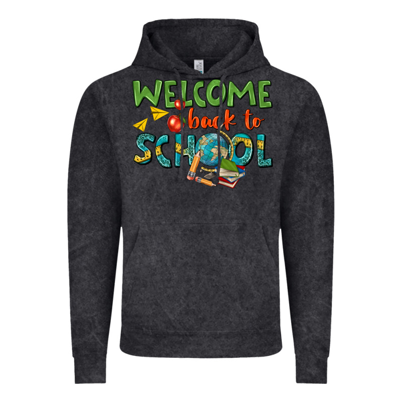 Welcome Back To School Vintage Hoodie by texasbilliewilder | Teevron