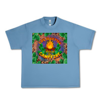 Pebble Blue life is better around the campfire Urban Heavy Tee - BarkalooDesign