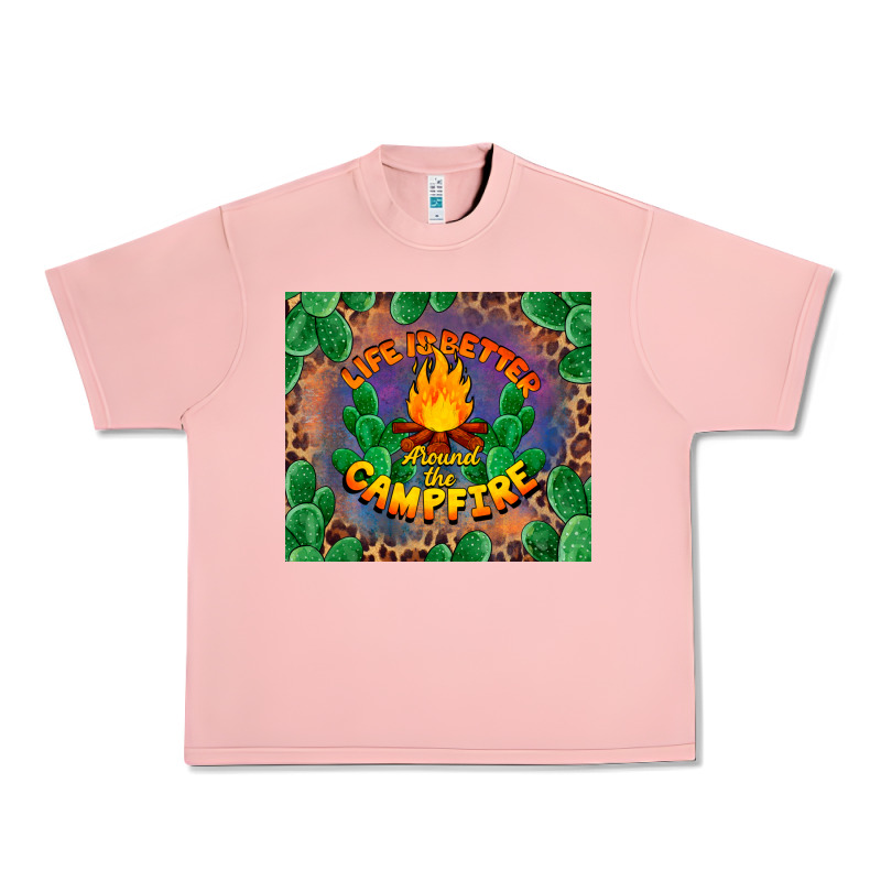Life Is Better Around The Campfire Urban Heavy Tee by BarkalooDesign | Teevron