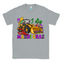 Heather Grey i dig mardi gras bulldozer Classic Tee - JahusDesignShop