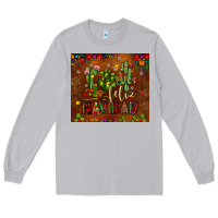 Moon Dust feliz navidad cactus Long Sleeve Tee - JahusDesignShop