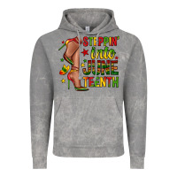 Cloud Rock steppin into juneteenth Vintage Hoodie - Zillion Design Studio