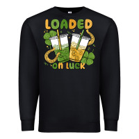 Black loaded on luck Premium Sweatshirt - MaliasSmallBusiness