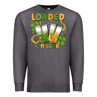 Charcoal Heather loaded on luck Premium Sweatshirt - MaliasSmallBusiness