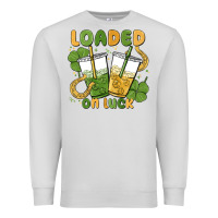 Dove Grey loaded on luck Premium Sweatshirt - MaliasSmallBusiness