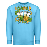 Ocean Blue loaded on luck Premium Sweatshirt - MaliasSmallBusiness
