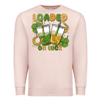 Pale Pink loaded on luck Premium Sweatshirt - MaliasSmallBusiness
