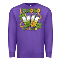 Purple loaded on luck Premium Sweatshirt - MaliasSmallBusiness