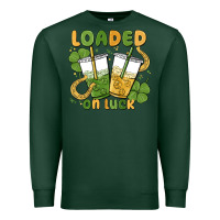 Sports Green loaded on luck Premium Sweatshirt - MaliasSmallBusiness