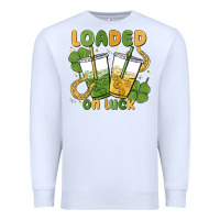 White loaded on luck Premium Sweatshirt - MaliasSmallBusiness
