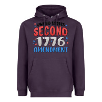 Plum united states second 1776 amendment Heavyweight Hoodie - MaliasSmallBusiness