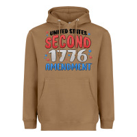 Toasted Coconut united states second 1776 amendment Heavyweight Hoodie - MaliasSmallBusiness