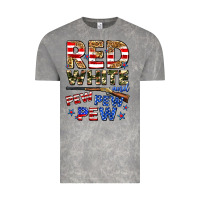 Cloud Rock red white and pew pew pew Vintage Tee - Zillion Design Studio